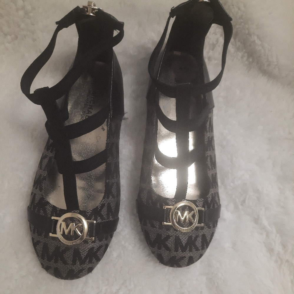Girls Michael Kors flats, size 12
